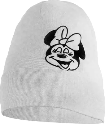 Produktbild von Kinder Beanie Strickmütze Mit Breiter Krempe Feinstrick Mütze Doppelt Gestrickt  54-56 Grau