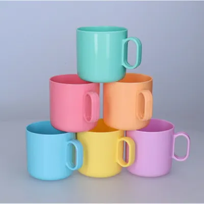 Produktbild von Plasticforte unzerbrechlich Trinkbecher - Kunststoff - 320 ml - blau - Kinder - Camping