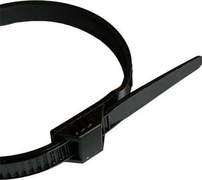 Zdjęcie produktu dla Opaski zaciskowe podwójne czarne 6,0X180 /100szt