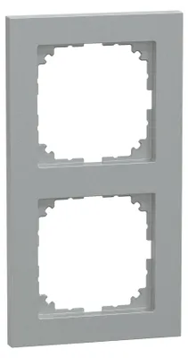 Produktbild von Merten M-Pure-Rahmen 2fach MEG4020-3660 aluminium