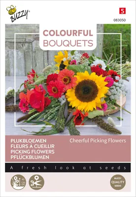 Productafbeelding van Pflückblumen: Vrolijke bloemen om te plukken | Bloemenzaadmengsel van Buzzy Seeds