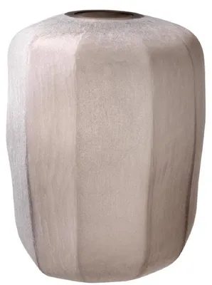 Produktbild von Casa Padrino Luxus Vase Sandfarben Ø 33 x H. 42 cm - Luxus Wohnzimmer Dekoration
