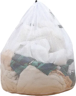 Produktbild von Wäschesack aus Netzgewebe, für Waschmaschine, feines großes Netz, wiederverwendbar