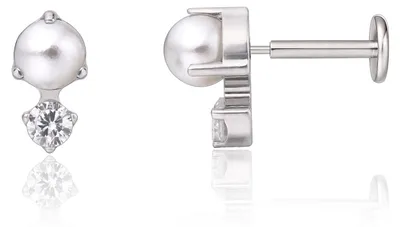 Productafbeelding van 2 Stuks Hypoallergene Tragus Piercings voor Oor