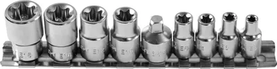 Image de Jeu de douilles à six pans creux 1/4" et 3/8", CrV50BV30, 9 pièces