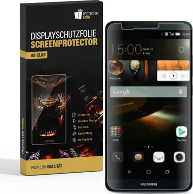 Produktbild von 4x Displayschutzfolie für Huawei Mate 7 Displayfolie Schutzfolie HD ULTRA KLAR