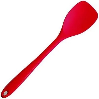 Produktbild von Kochblume Flexlöffel L rot Silikon, Edelstahl 22029.04