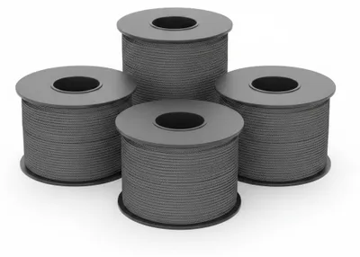 Produktbild von InAndOutdoorMatch - Paracord Seil - 2 mm Durchmesser - 50 Meter schwarz