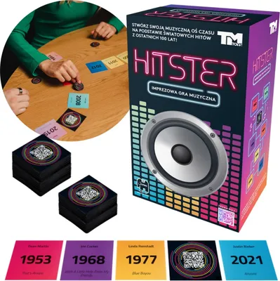 Obrázek produktu pro Hitster Párty hudební hra, párty hra, desková hra