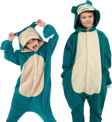 Produktbild von Pyjama Onesie Kigurumi Kostüm für Kinder Pokemon Snorlax 128