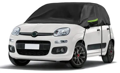 Obrázek produktu pro Voděodolná autoplachta pro Fiat Panda (2003-2023), pologaráž, vhodná pro všechny povětrnostní podmínky, s UV ochranou