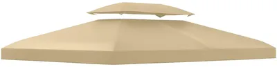 Immagine prodotto di Telo di ricambio per padiglione 3x4m, idrorepellente, beige