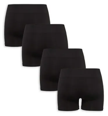 Produktbild von ONLY 4er Stück Pack Nahtlose Mini Shorts Elastischer Bund Größe: S-M