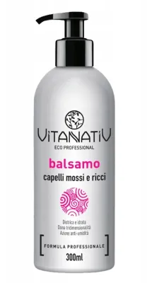 Produktbild von Vitanativ Bio-Haarspülung für Locken, mit Holunder- & Himbeerextrakten, 300 ml