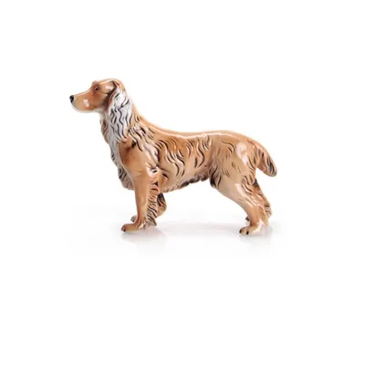 Produktbild von Porzellanfigur Golden Retriever als edle Hundedekoration