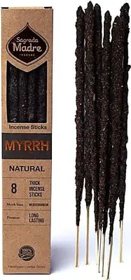 Produktbild von Sagrada Madre Natürliche Räucherstäbchen Myrrhe – 2er-Set – ±30 g