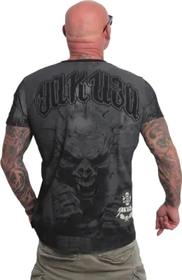 Obrázok produktu pre Yakuza Pánske tričko Winners Allover Regular, čierne, XL