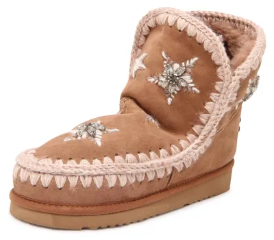 Immagine prodotto di Q1706 Stivale Da Donna Mou Eskimo In Lana Con Stelle E Strass