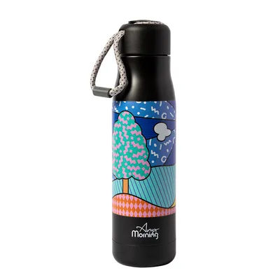 Produktbild von Edelstahl Thermosflasche 600 ml, Vakuum Isoliert, Auslaufsicher für Büro & Alltag
