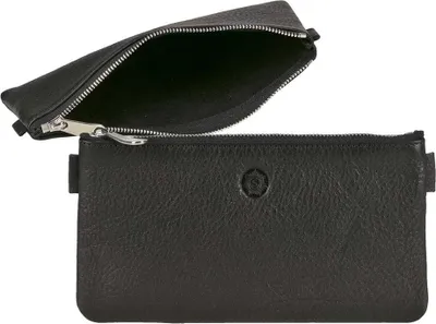 Produktbild von Sonnenleder Stiftetui Federmäppchen Leder Stifteetui Stifttasche Busch schwarz 801-395-02
