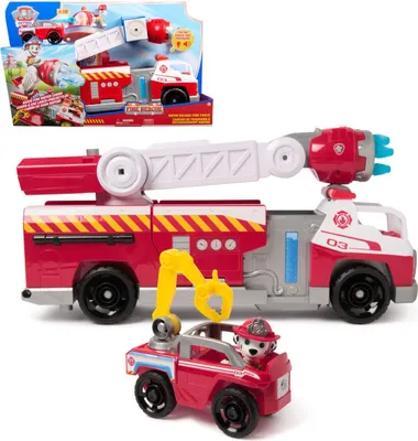 Produktbild von Spin Master PAW Patrol Fire Rescue - DLX Feuerwehr Fahrzeug