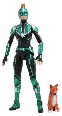 Obrázok produktu pre Figúrka Captain Marvel, séria Marvel Select, Captain Marvel, uniforma Starforce, 18 cm