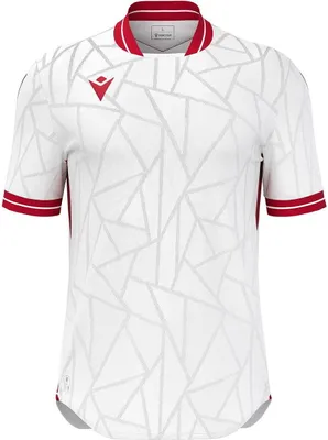 Produktbild von Macron Cerberus Trikot Kurzarm Herren - Weiß / Rot  | Größe: XXL