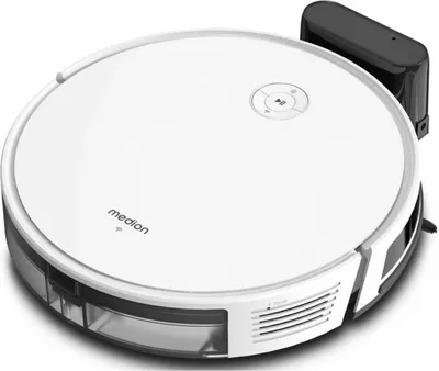 Zdjęcie produktu dla Odkurzacz-robot MEDION z inteligentną nawigacją S35 (aplikacja i sterowanie głosowe, siła ssania 4000 Pa, nawigacja żyroskopowa w systematycznych liniach S, wykrywanie dywanów, czujniki ścienne)