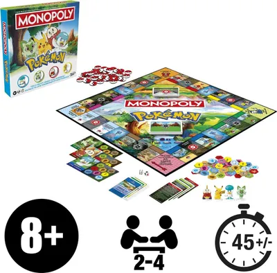 Produktbild von Brettspiel Monopoly Pokemon (SE/FI)