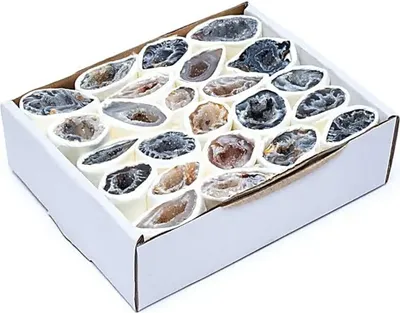 Produktbild von Achat Geode Box mit 20 - 30 Teilen -- ±250 g, ±2-5 cm