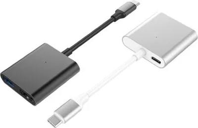 Produktbild von HYPER HyperDrive 4K HDMI 3-in-1 USB-C, USB 3.2 Gen 1 (3.1 Gen 1) Type-C, Silber, HDMI, USB 3.2 Gen 1 (3.1 Gen 1) Type-A, USB 3.2 Gen 1 (3.1 Gen 1) Type-C, Aluminium