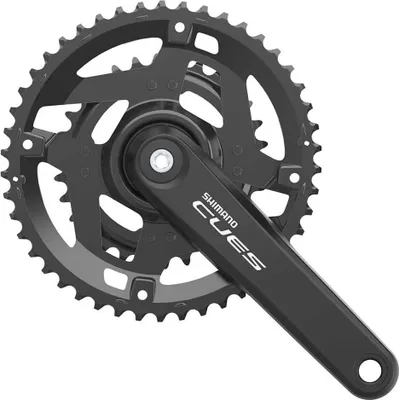 Produktbild von Shimano Cues U4010-2 Kurbelgarnitur Silber 170 mm / 46-30t Silber 170 mm