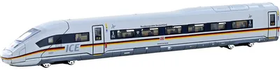 Imagen del producto de LEMKE Collection 81423199 - Modelo estático de locomotora eléctrica ICE 4 de DBAG, época VI, Alemania - Calibre H0