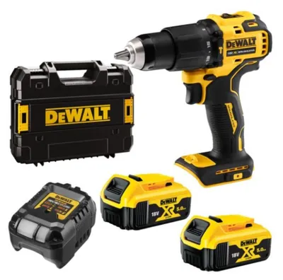 DEWALT Akkuschrauber 18V DCD709P2T 65Nm 2x5,0Ah BL TSTAK