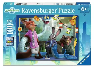 Image de 100 pièces Ravensburger Kinder Puzzle XXL Disney Retour à Zoomania 12004138