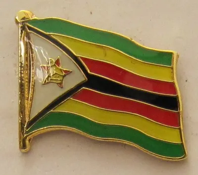 Produktbild von Simbabwe Pin Anstecker Flagge Fahne Nationalflagge