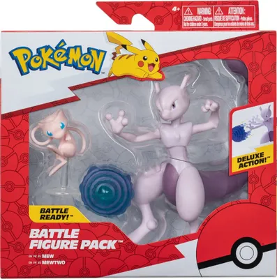 Produktbild von Battle Figuren 2er Pack Mew & Mewtu
