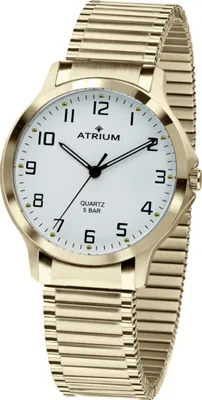 Produktbild von ATRIUM Damen Uhr Armbanduhr Edelstahl gold A13-60 Zugband