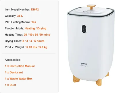 Produktbild von Handtuchwärmer, gleichmäßige Erwärmung, benutzerfreundliche Funktionen, 35L
