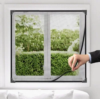 Obrázek produktu pro Magnetická síť proti hmyzu, 100 x 120 cm, pro vlastní montáž, ochrana proti hmyzu