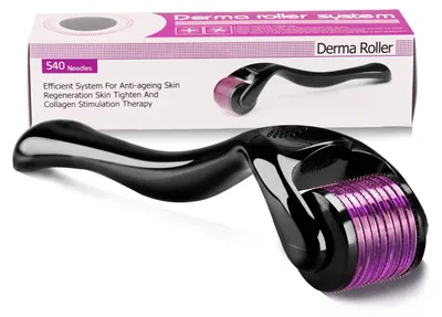 Produktbild von Derma Roller 1 mm für Hauterneuerung und Haarpflege