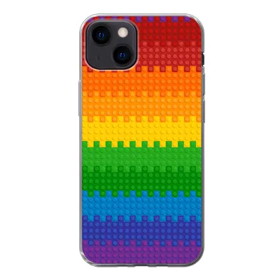 Produktbild von MuchoWow® Handyhülle Schutzhülle Hülle für iPhone 13 Patoon - Regenbogen Silikon Softcase Handy Hülle - Karteninhaber