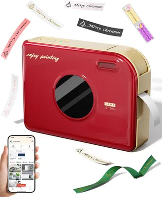 Produktbild von Phomemo A30 Etikettendrucker Tragbares Beschriftungsgerät Bluetooth Etikettiergerät Selbstklebend Kompatibel with Phone & PC