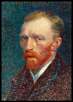 Immagine prodotto di Poster 50x70 cm Autoritratto, Van Gogh Vintage per il salotto