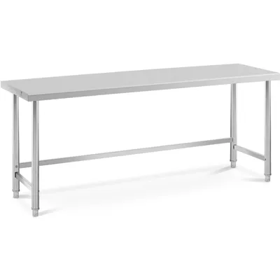Obrázek produktu pro Expondo Royal Catering Pracovní stůl z nerezové oceli – ECO – 200 x 60 cm – 300 kg –