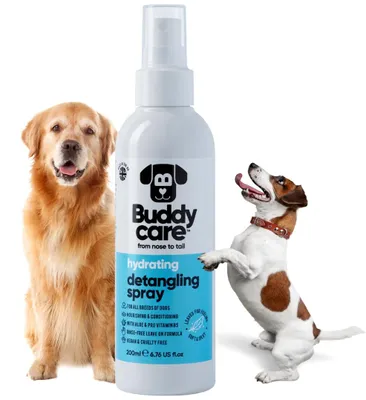 Produktbild von Buddycare Hunde-Entwirrungsspray, einfach anzuwendendes Entwirrungsspray für Hunde, Formel zum Einwirkenlassen ohne Ausspülen, 200 ml