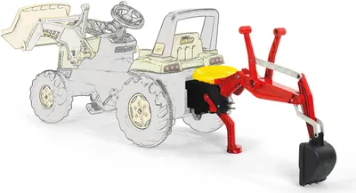 Obrázok produktu pre Rolly Toys Detská hračka rýpadlo traktor so zadnou montážou / 409327