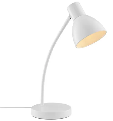 Produktbild von BRILLIANT Tischleuchte Jerry Schreibtischleuchte E14, 43 cm, Metall, weiß, max. 20 W, LED geeignet