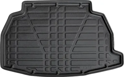 Image de Tapis De Coffre Sur Mesure Pour Toyota C-HR Depuis 2023, Noir, Antidérapant, Bord Haut, Toutes Saisons