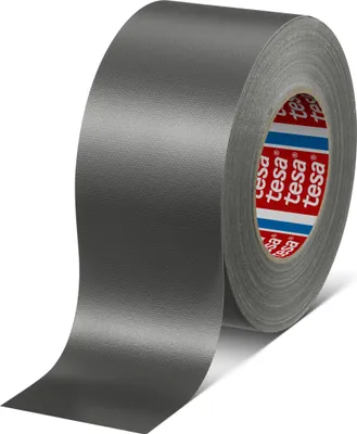 Image de tesaband 4688, ruban adhésif standard tissé extrudé en PE, argent 75 mm x 50 m